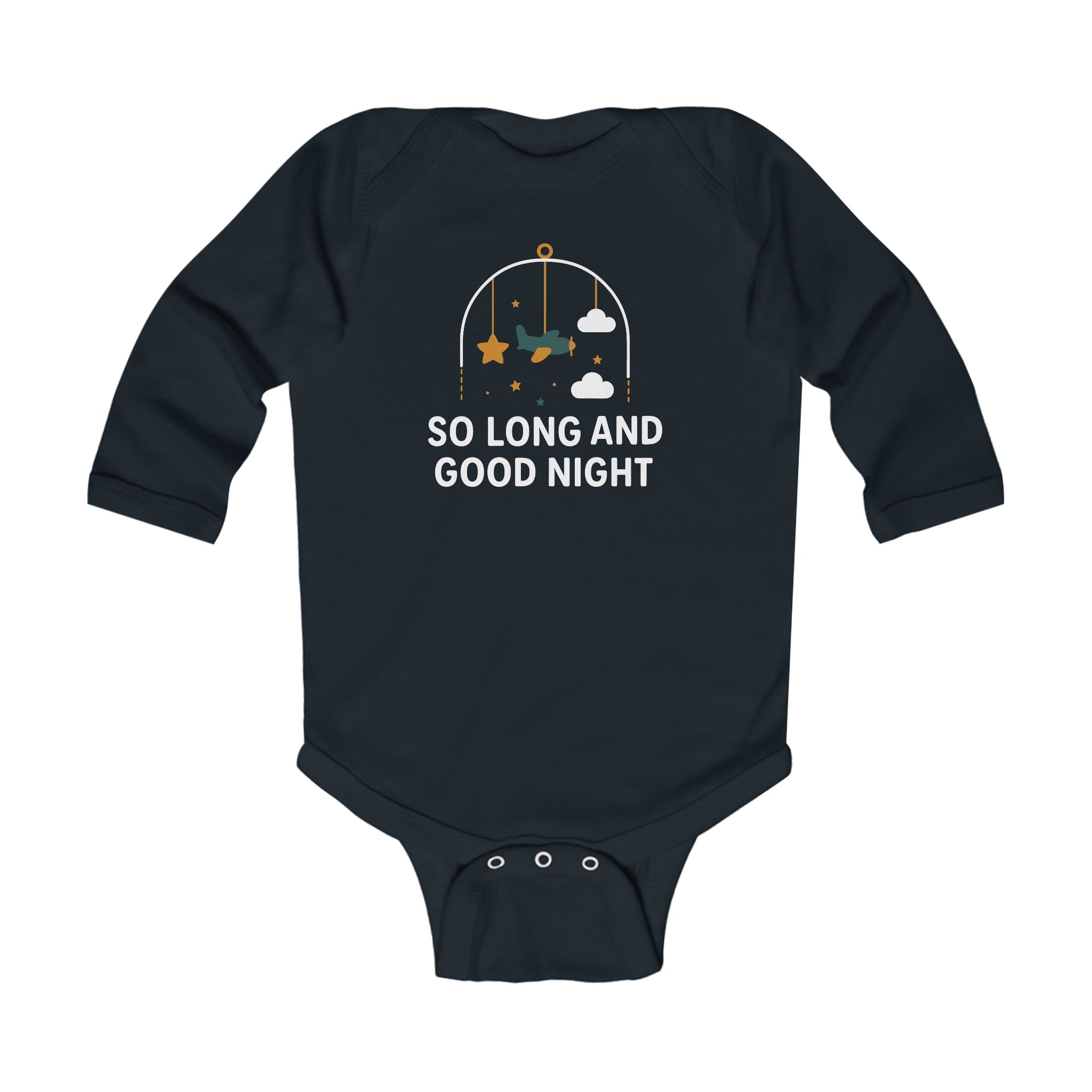 So Long and Good Night Long Sleeve Onesie - Long Sleeve Onesie