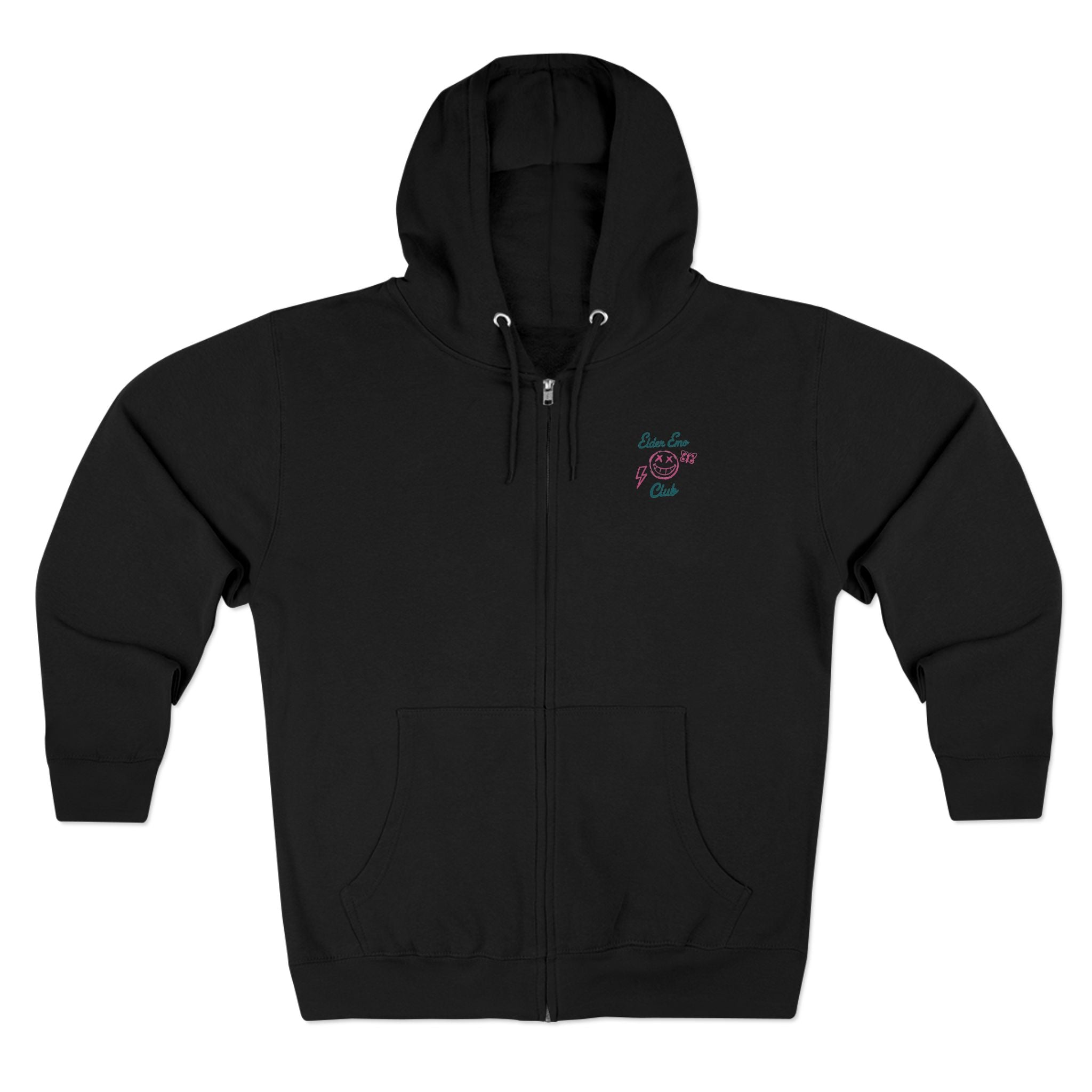 Elder Emo Club Zip-up Hoodie