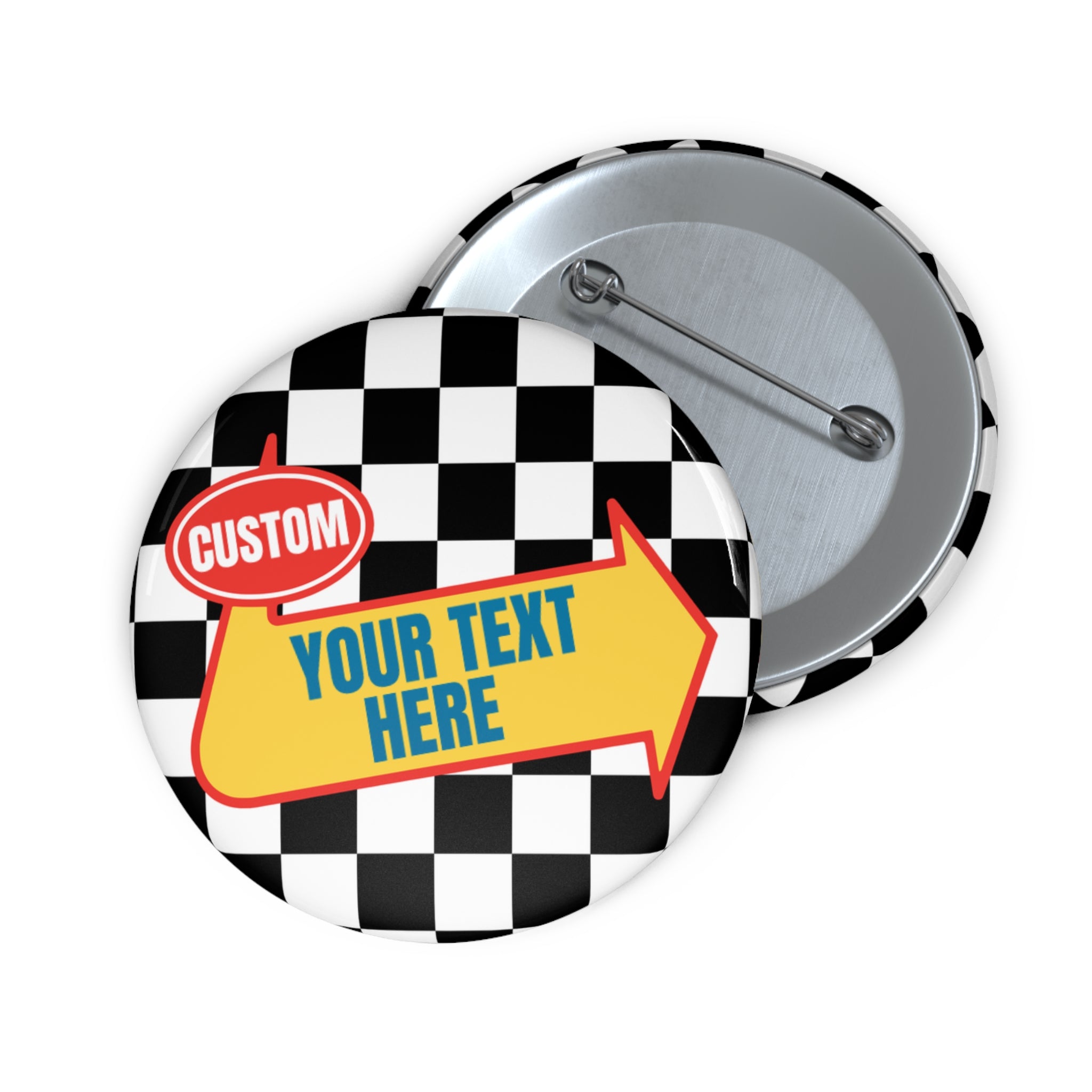 Customizable Warped Tour Themed 2" Buttons