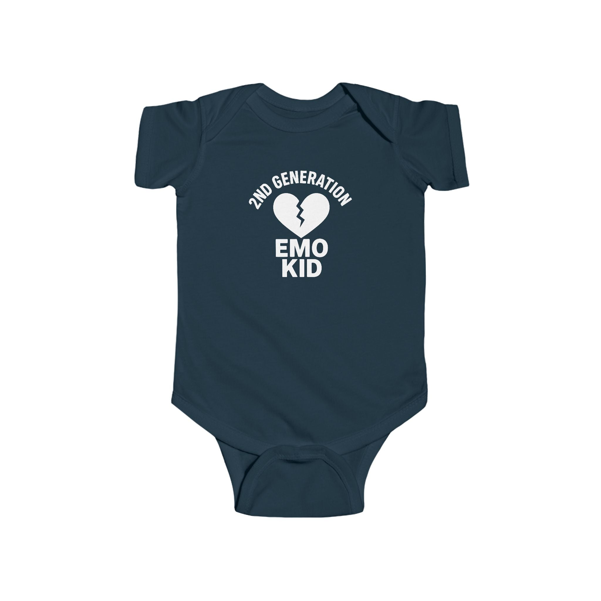 2nd Generation Emo Kid Broken Heart - Onesie