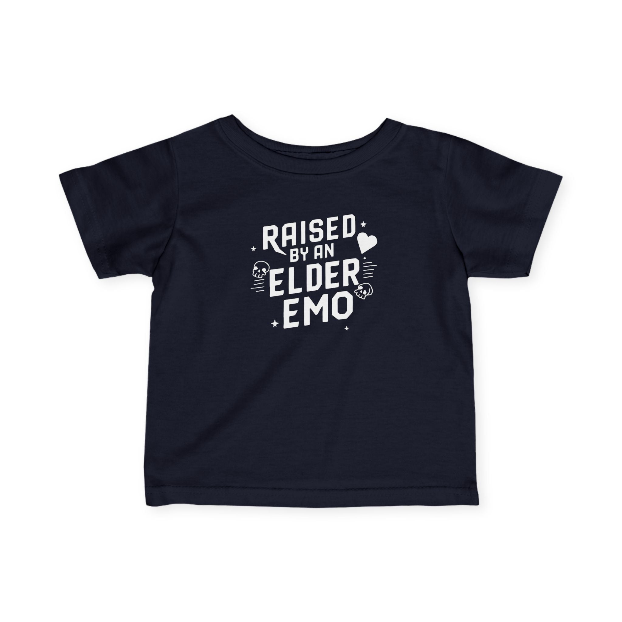 Raised by an Elder Emo - Infant Tee
