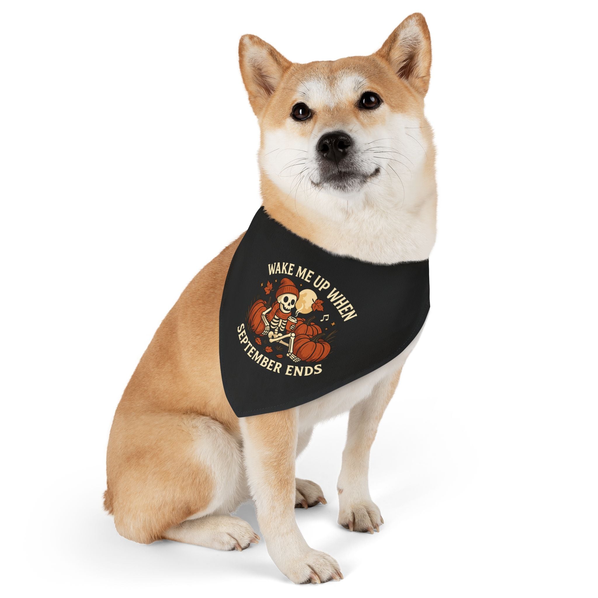 Wake Me Up When September Ends Pet Bandana