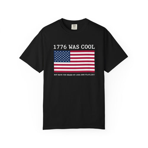 1776 was cool Tee on Comfort Colors Black / S