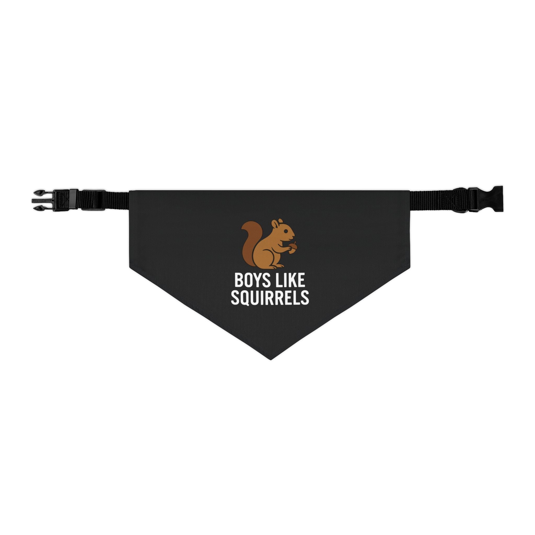 Boys Like Squirrels Pet Bandana