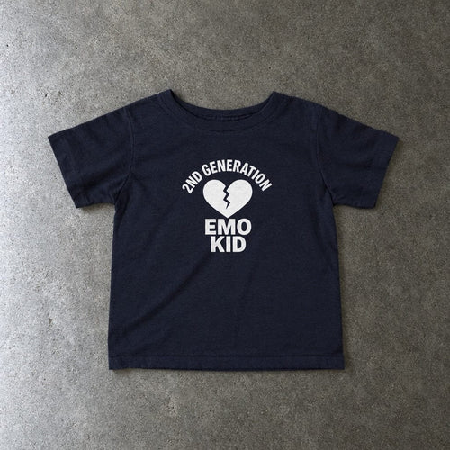 2nd Generation Emo Kid Broken Heart - Infant Tee CA Navy / 6M