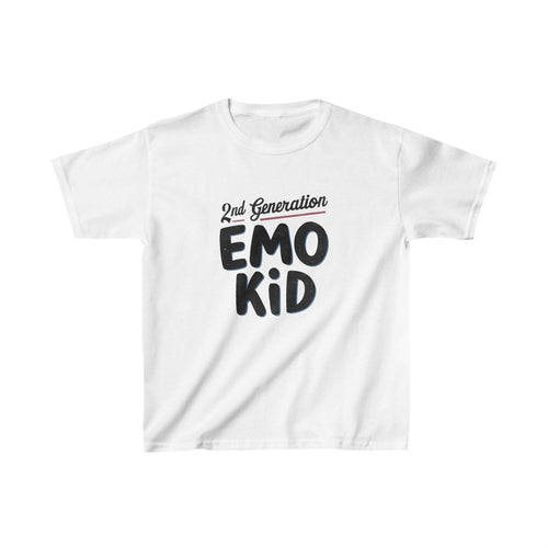 2nd Generation Emo Kid Youth Tee White / XS