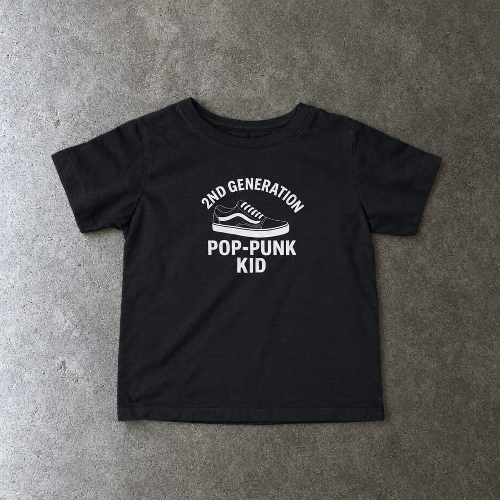 2nd Generation Pop-Punk Kid - Infant Tee Black / 6M