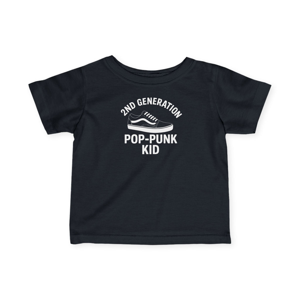 2nd Generation Pop-Punk Kid - Infant Tee CA Black / 6M