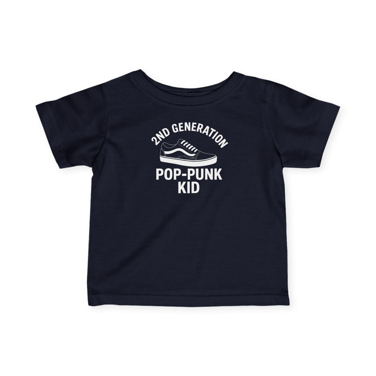 2nd Generation Pop-Punk Kid - Infant Tee CA Navy / 6M