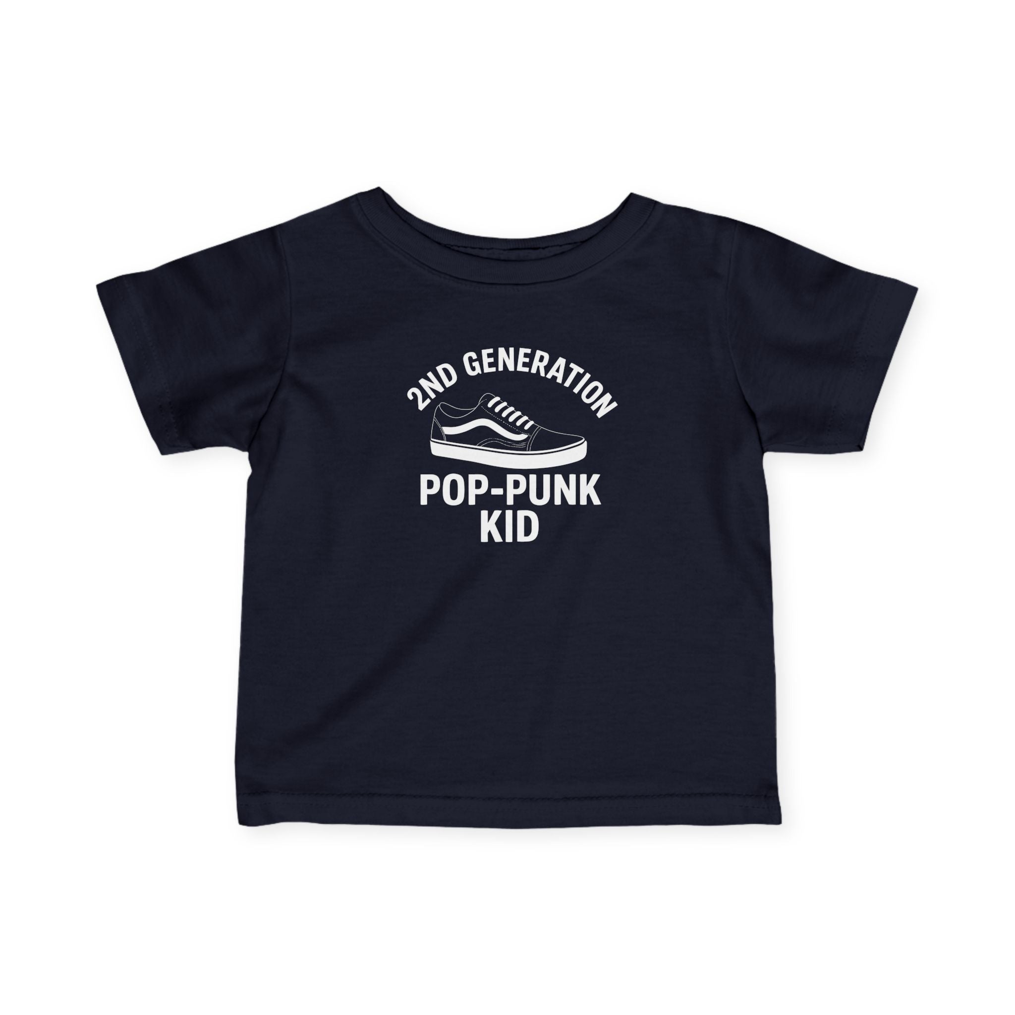 2nd Generation Pop-Punk Kid - Infant Tee Navy / 6M