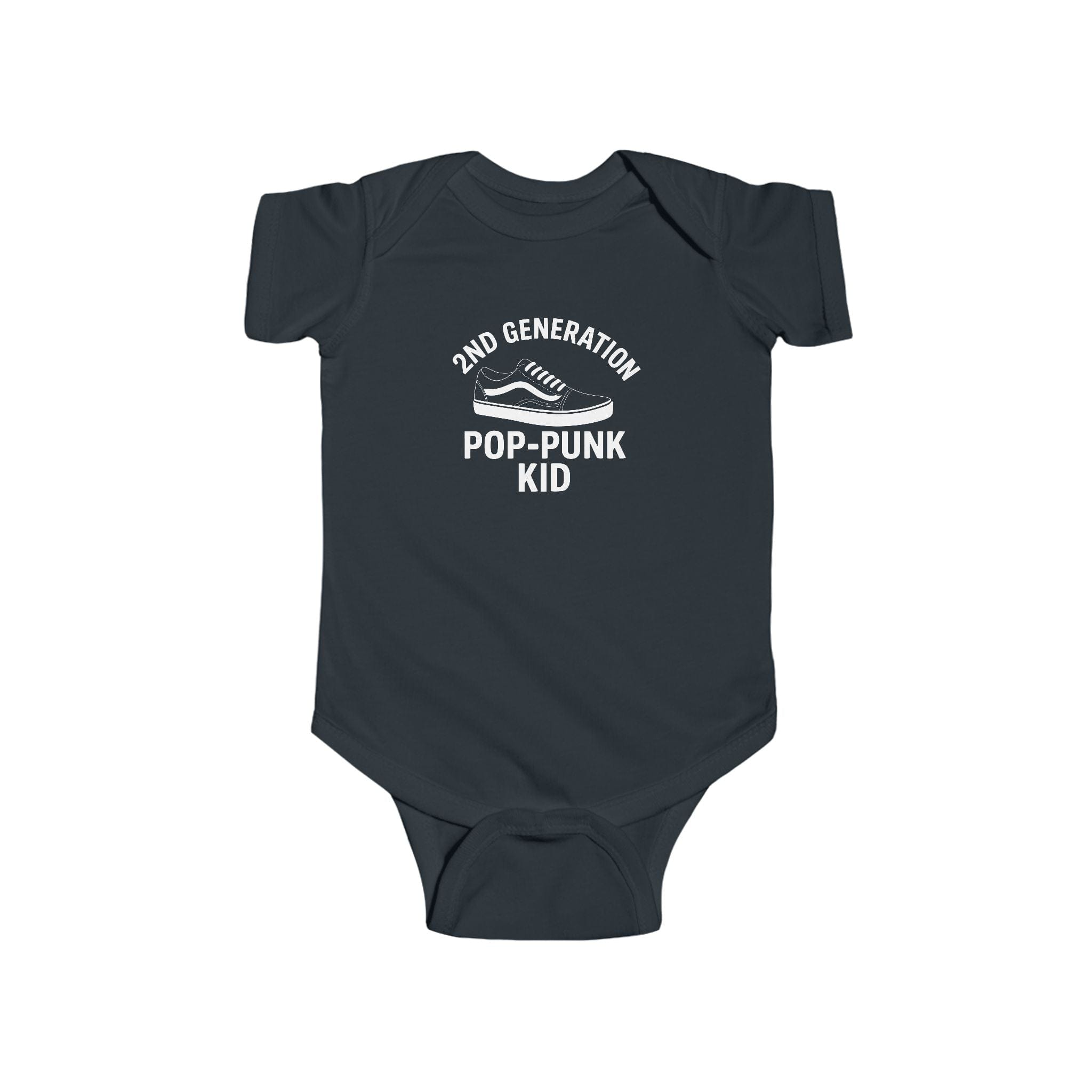 2nd Generation Pop-Punk Kid - Onesie Black / NB (0-3M)
