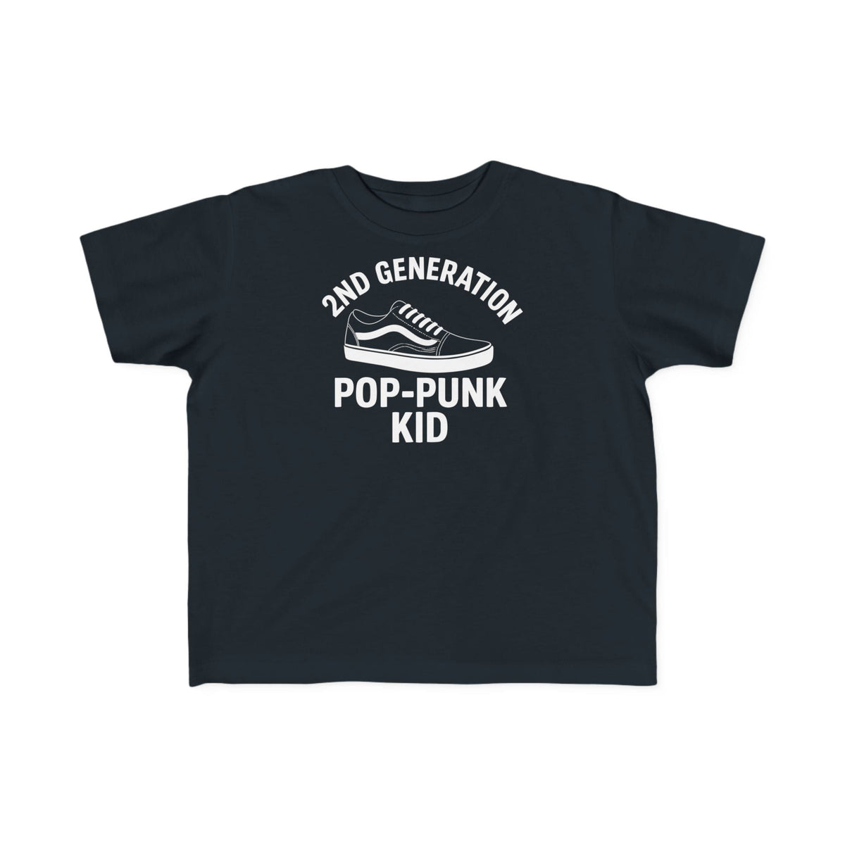 2nd Generation Pop-Punk Kid - Toddler Tee CA Black / 2T