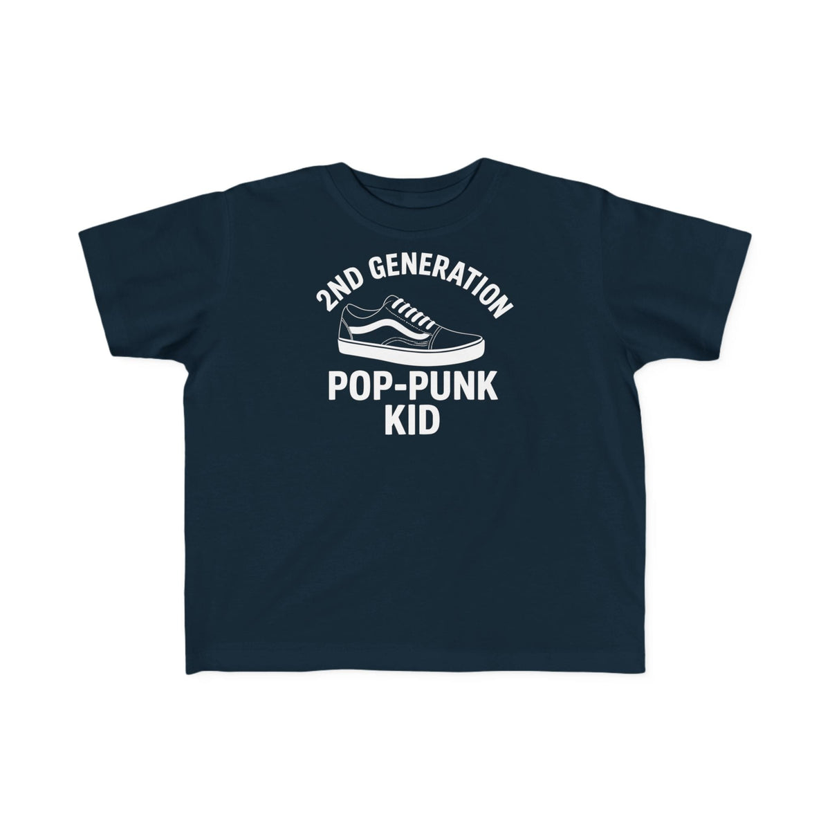 2nd Generation Pop-Punk Kid - Toddler Tee CA Navy / 2T