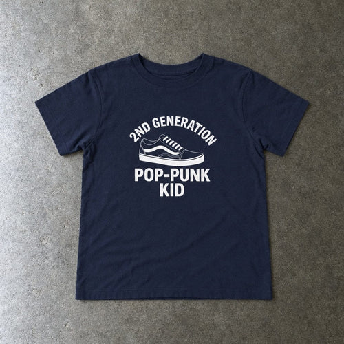 2nd Generation Pop-Punk Kid - Toddler Tee CA Navy / 2T