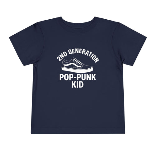 2nd Generation Pop-Punk Kid - Toddler Tee Navy / 2T