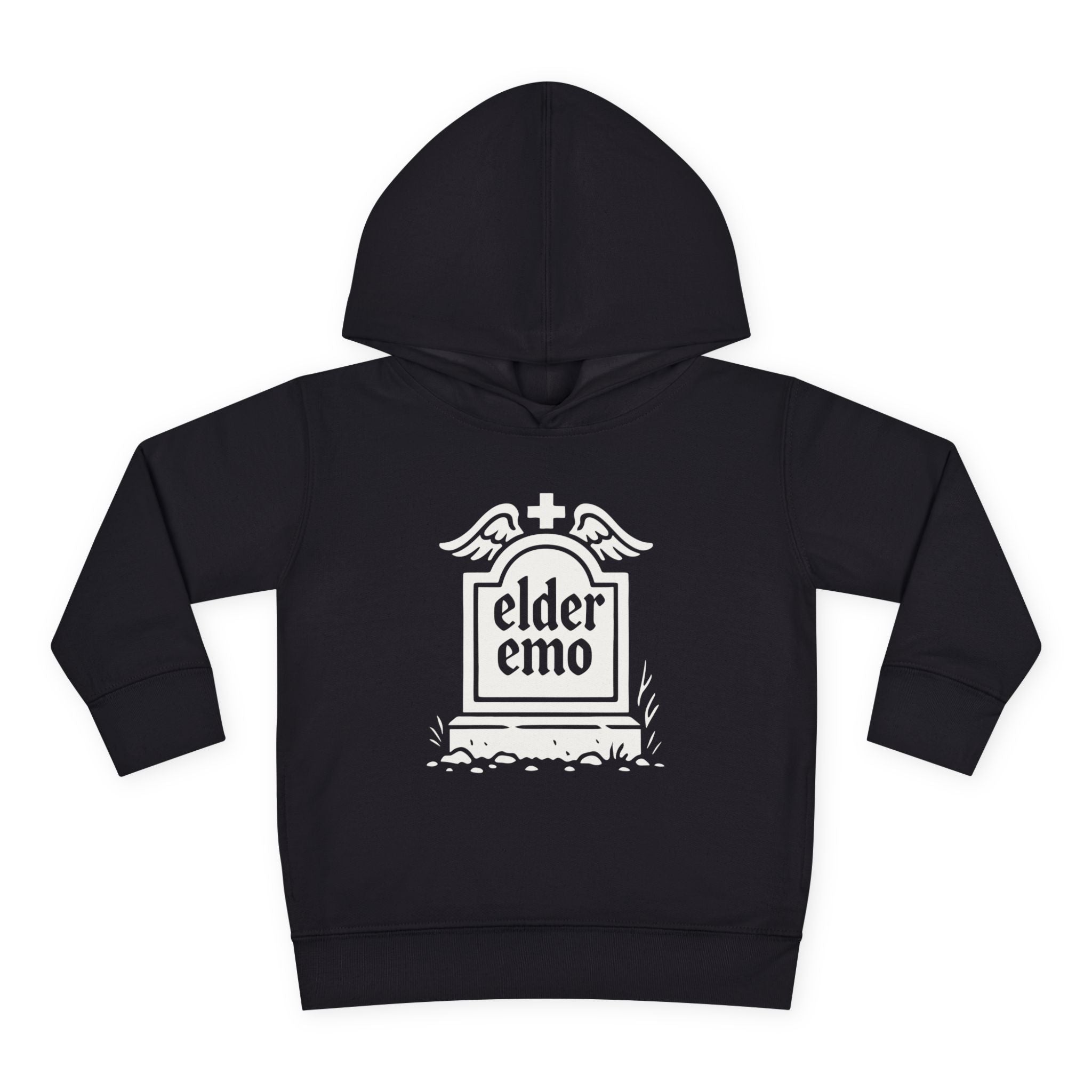 Elder Emo Tombstone Toddler Hoodie