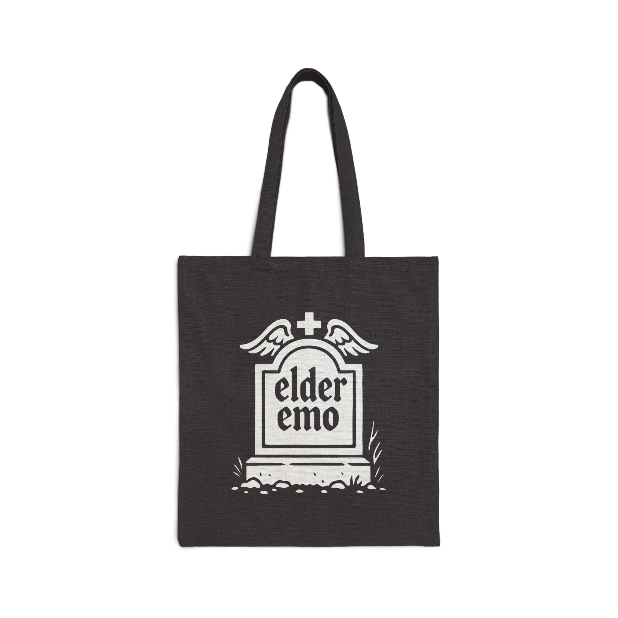 Elder Emo Tombstone Tote Bag