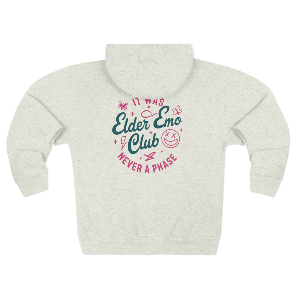 Elder Emo Club Zip-up Hoodie