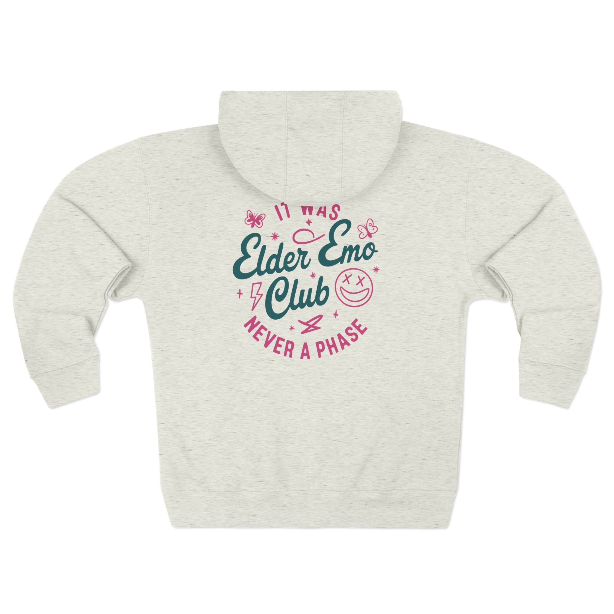 Elder Emo Club Zip-up Hoodie