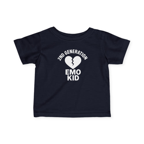 2nd Generation Emo Kid Broken Heart - Infant Tee