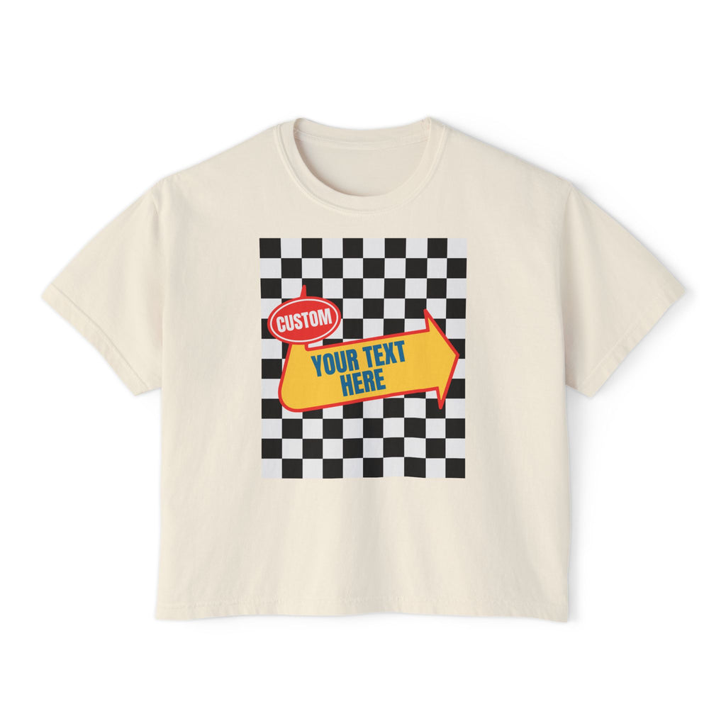 Customizable Warped Tour Themed - Women's Boxy Tee