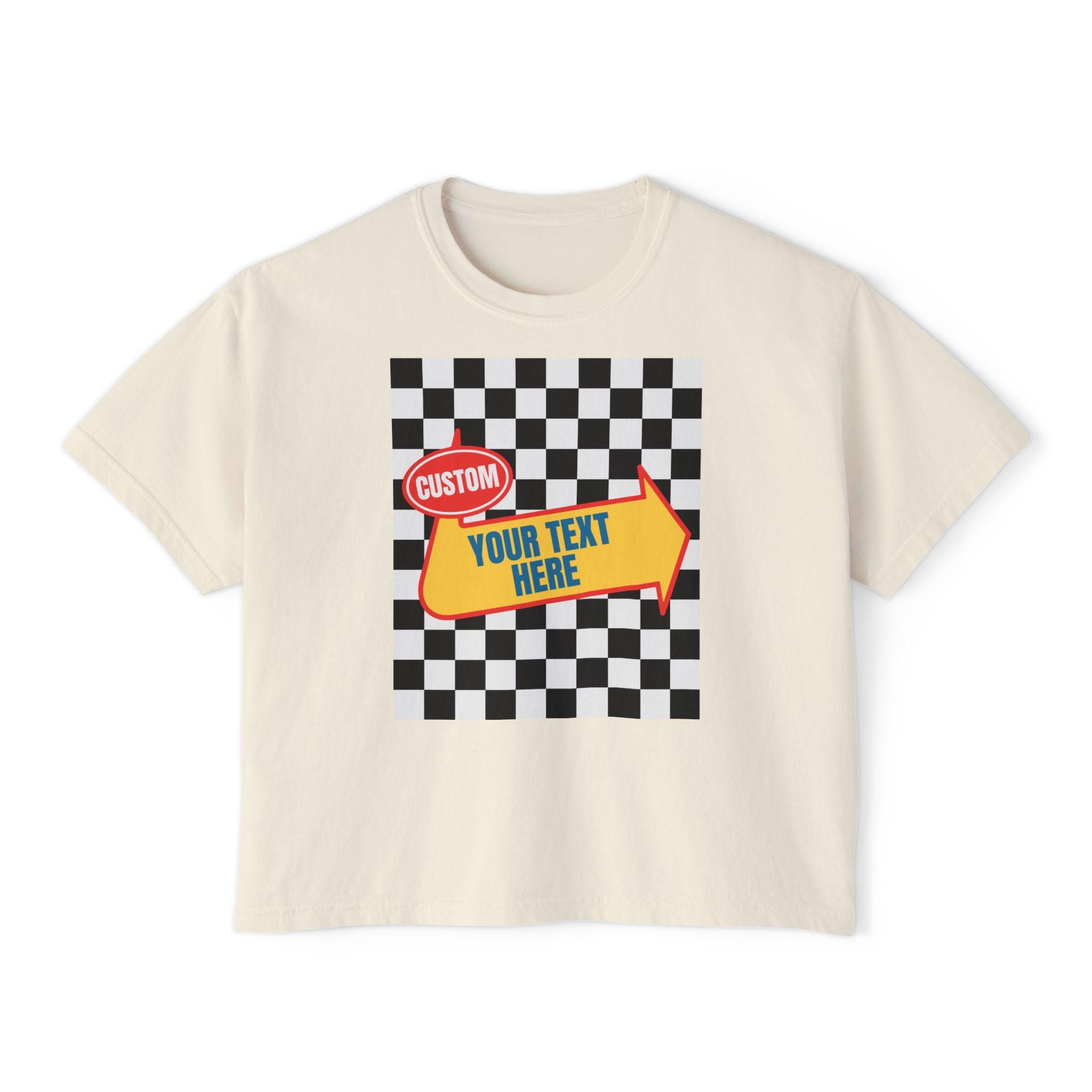 Customizable Warped Tour Themed - Women's Boxy Tee