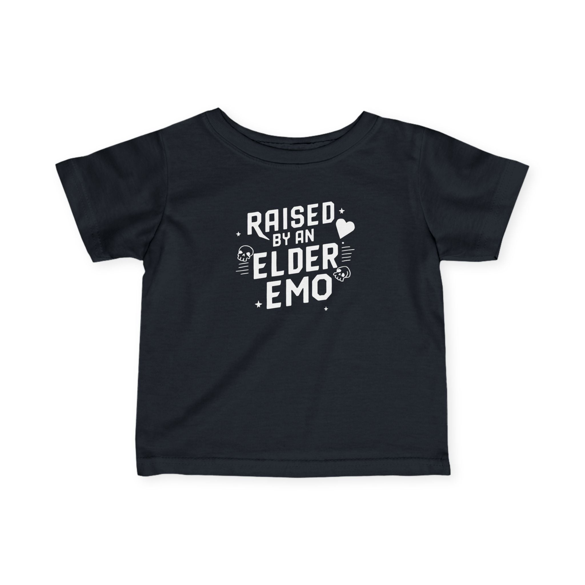 Raised by an Elder Emo - Infant Tee