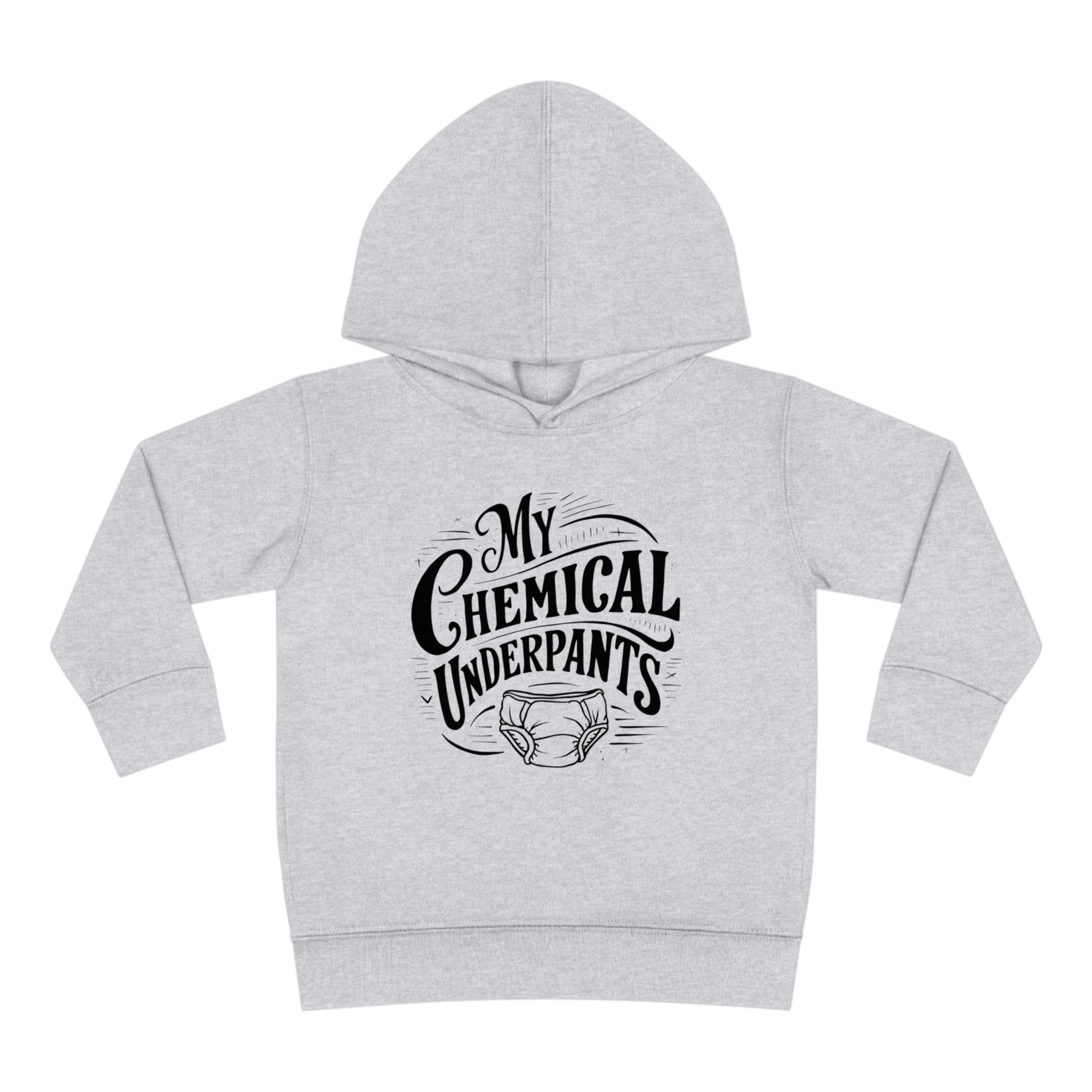 My Chemical Romance My Chemical Underpants Toddler Hoodie Gray