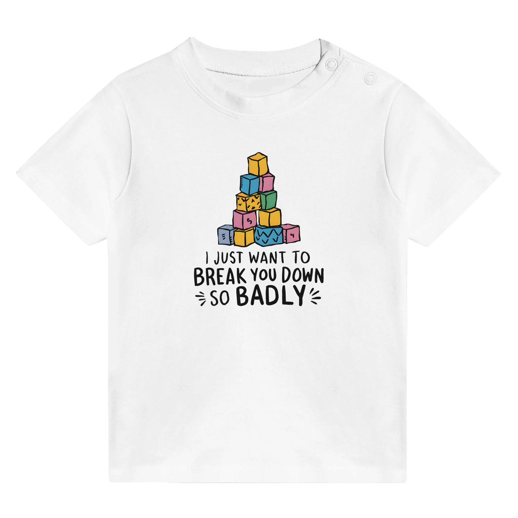 Taking Back Sunday I Just Want To Break You Down So Badly Infant Tee White