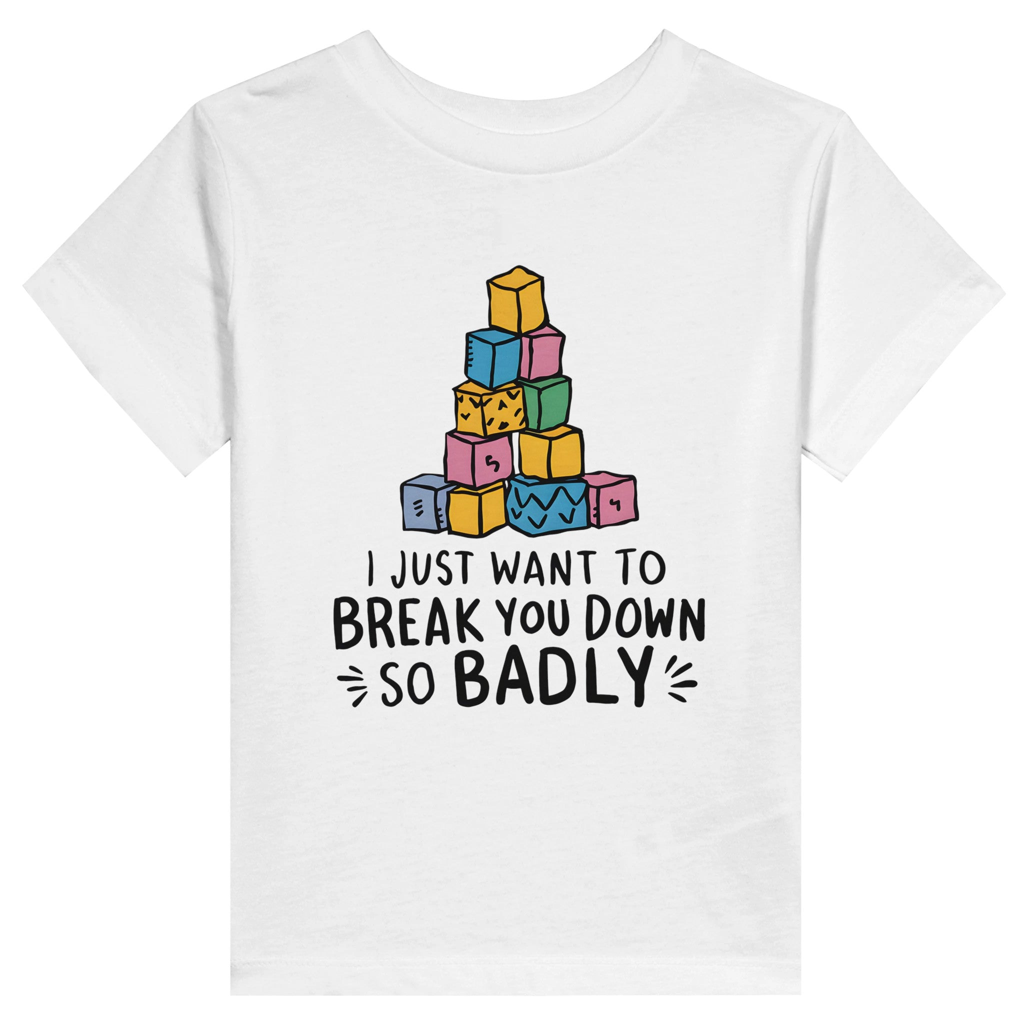 Taking Back Sunday I Just Want To Break You Down So Badly Toddler Tee White