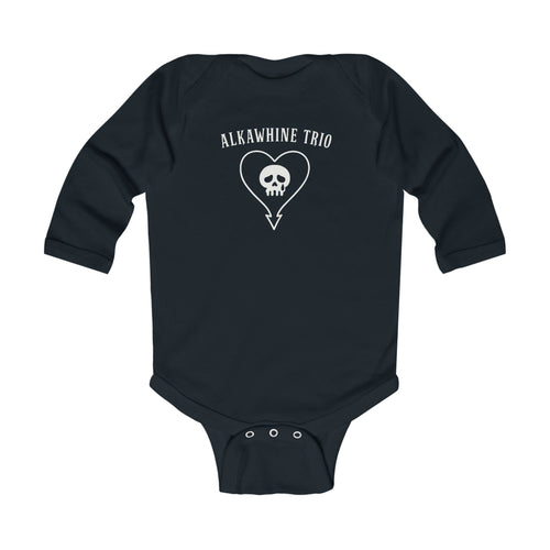 Alkawhine - Long Sleeve Onesie Black / NB (0-3M)