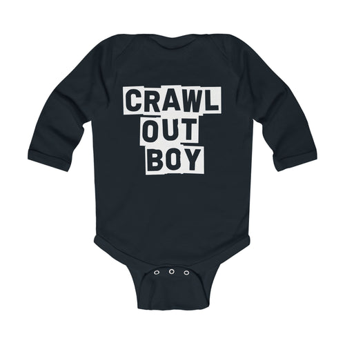 Alkawhine - Long Sleeve Onesie CA Black / NB (0-3M)