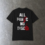 All Panic No Disco Tee on Comfort Colors Black / S