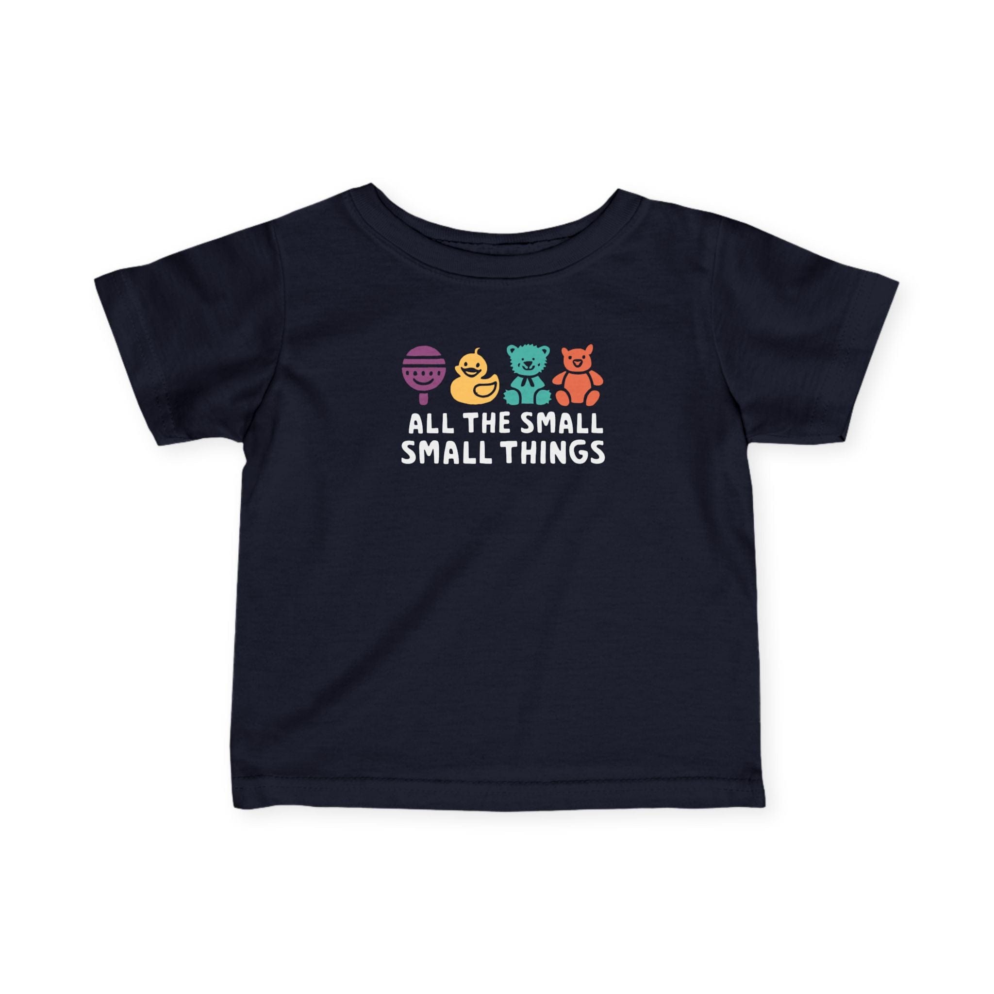 All The Small Things Colorful - Infant Tee Navy / 6M