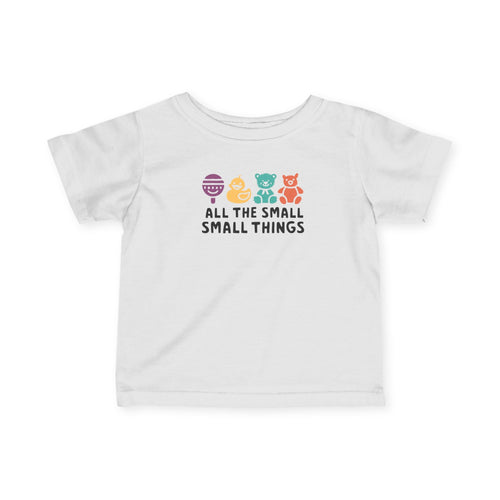 All The Small Things Colorful - Infant Tee White / 6M