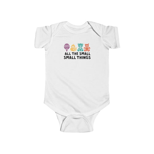 All The Small Things Colorful - Onesie White / NB (0-3M)
