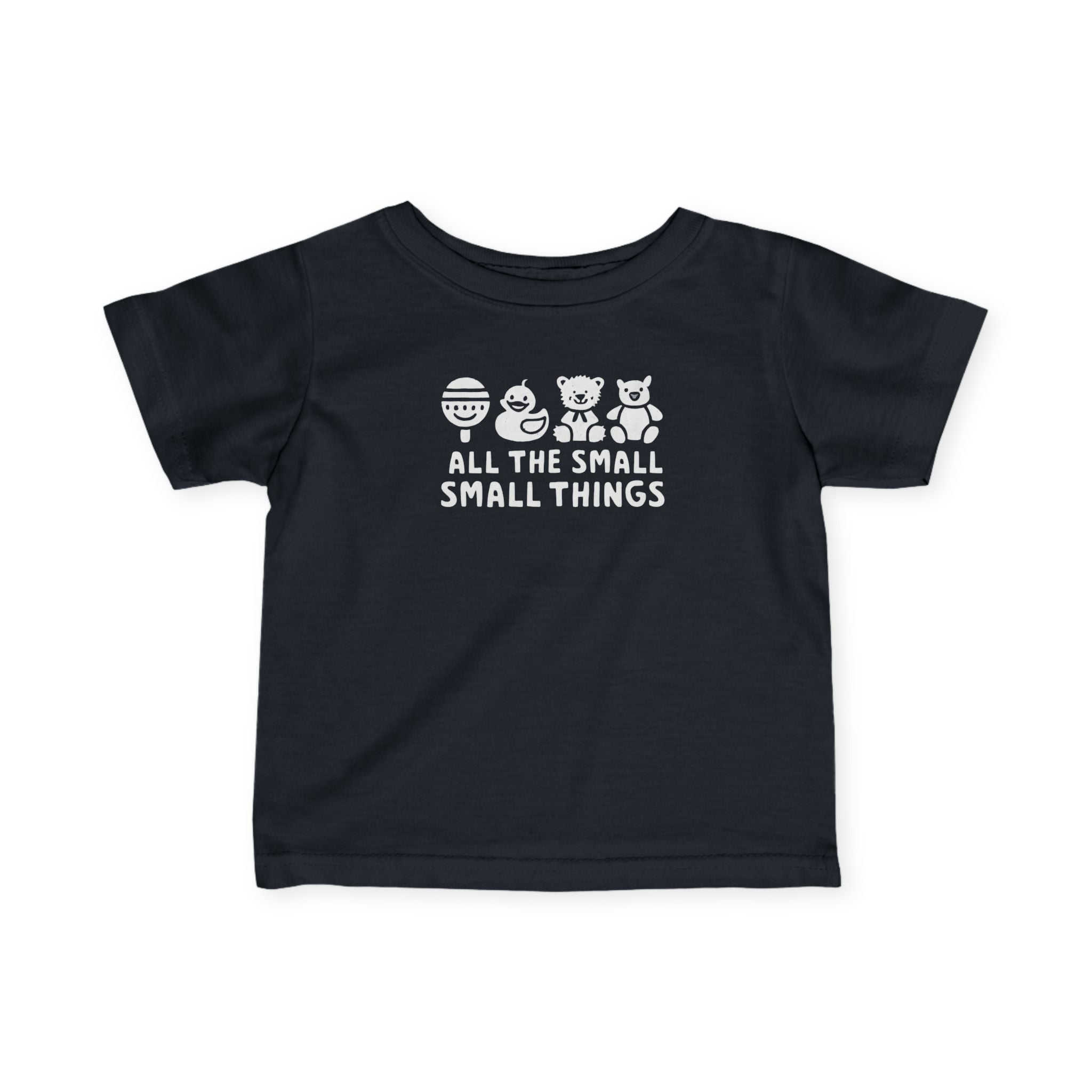 All The Small Things - Infant Tee Black / 6M