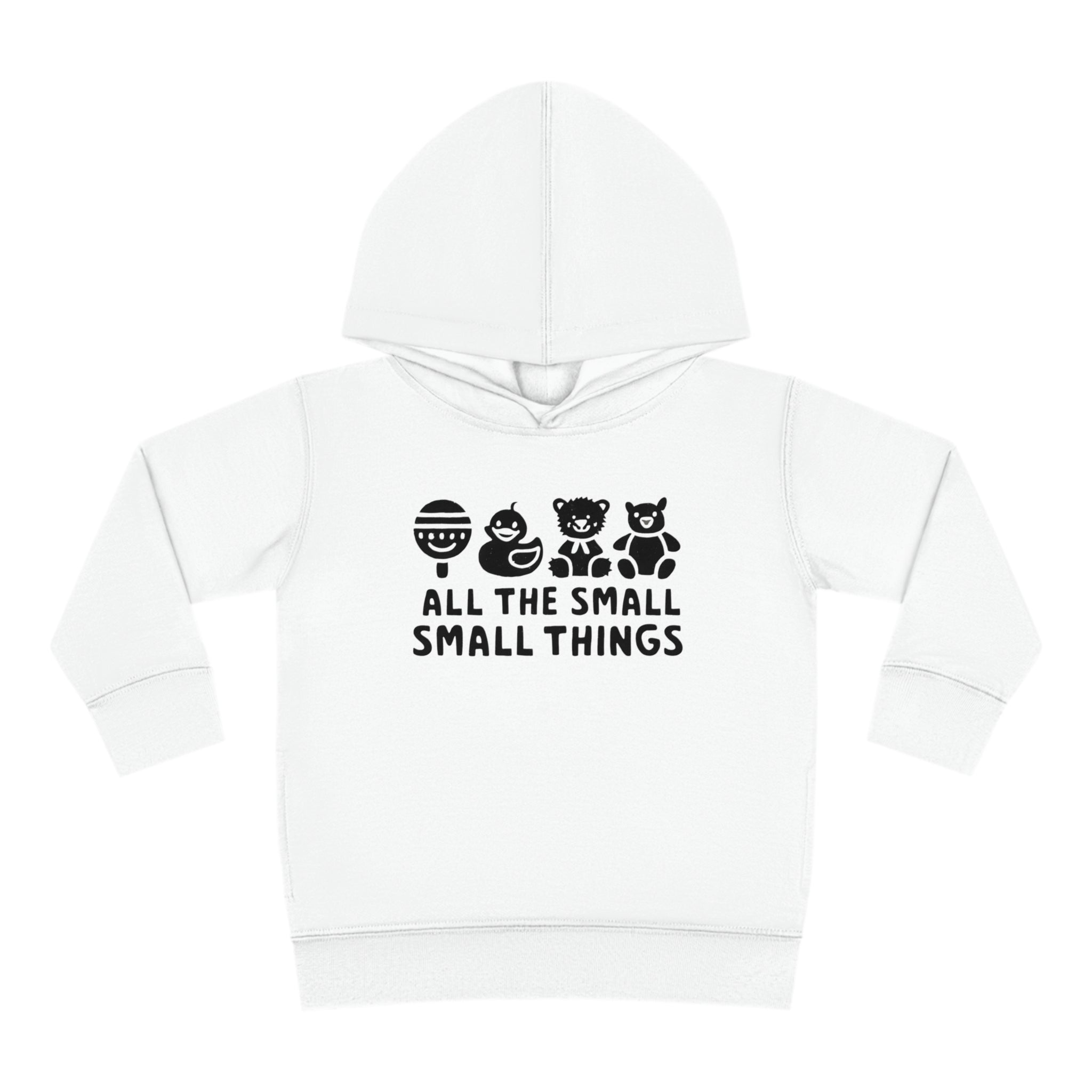 All The Small Things Toddler Hoodie White / 2T