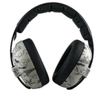 Baby Hearing Protection Earmuffs - (Prints) Grey Doodle / 0-2 years old
