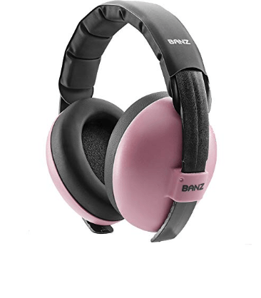Baby Hearing Protection Earmuffs (Solid Colors) Petal Pink / 0-2 years old