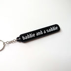 Baddie and a Saddie Acrylic Keychain