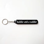 Baddie and a Saddie Acrylic Keychain