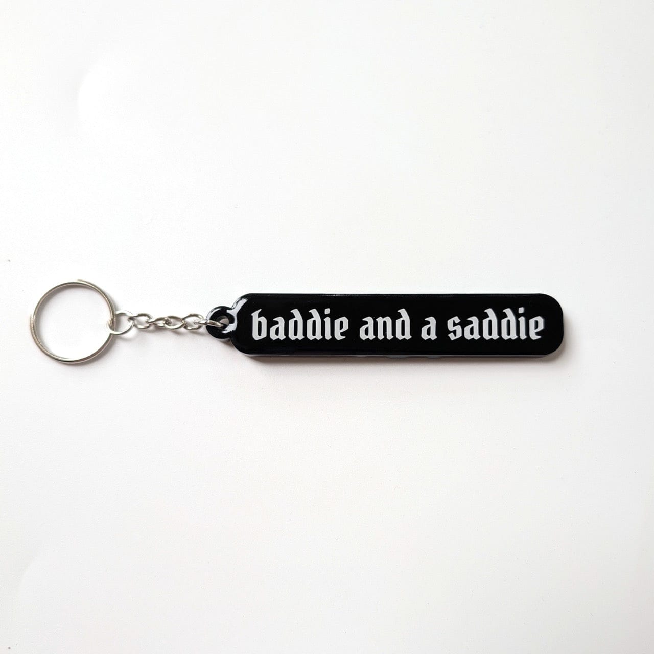 Baddie and a Saddie Acrylic Keychain
