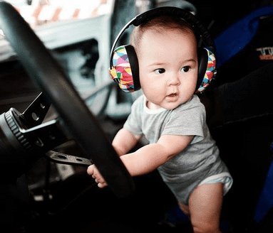 Baby Hearing Protection Earmuffs - (Prints)