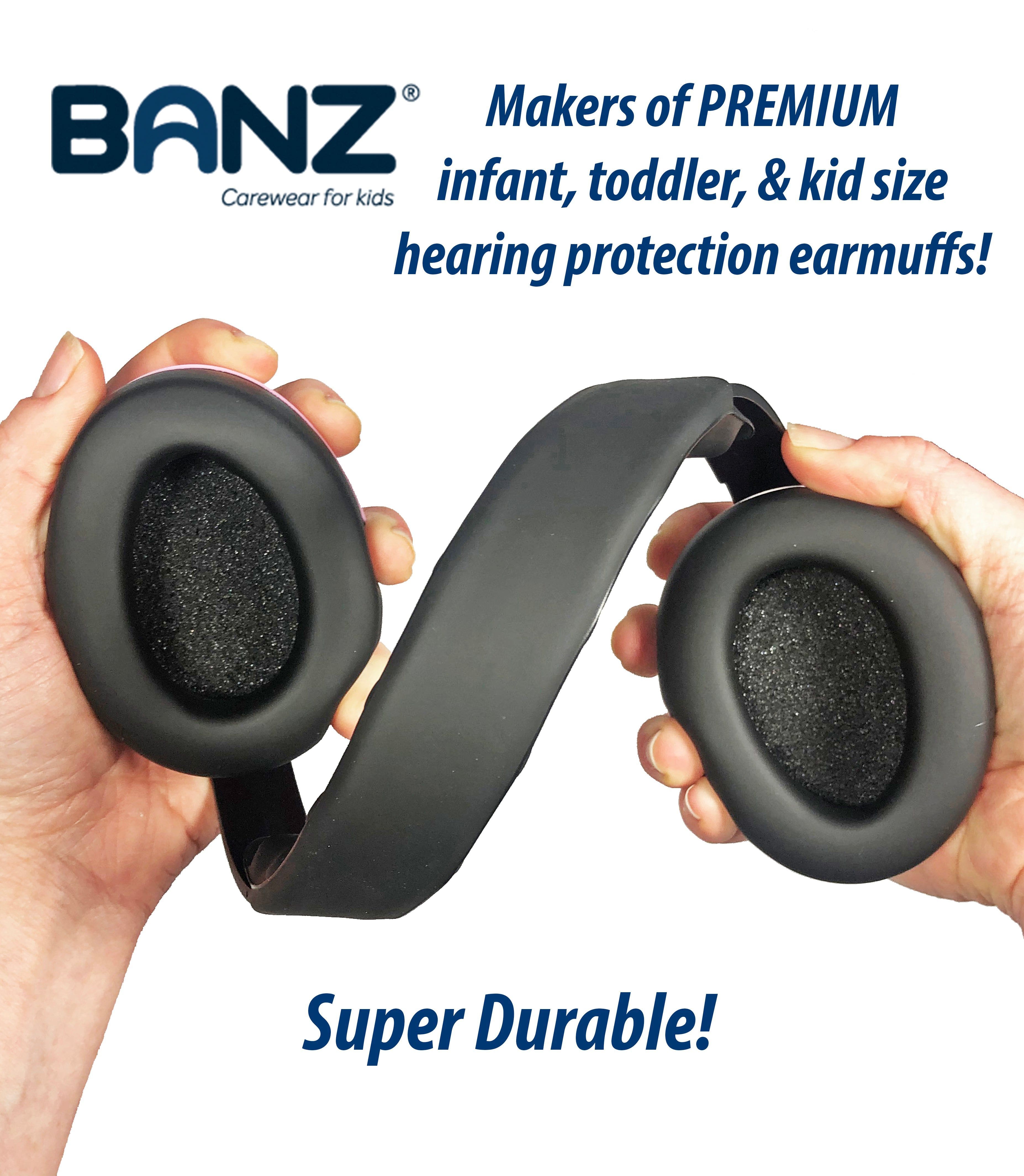 Baby Hearing Protection Earmuffs (Solid Colors)