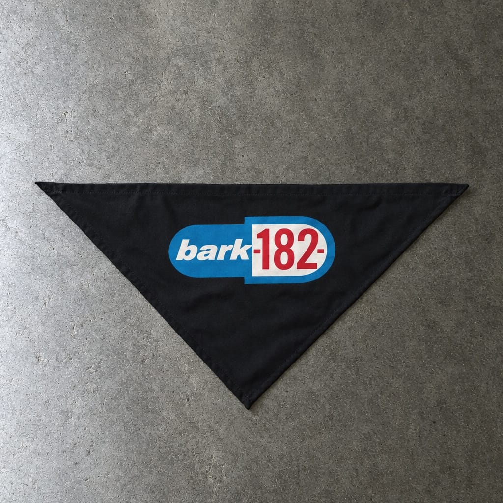 Bark-182 Pet Bandana 20" × 10"