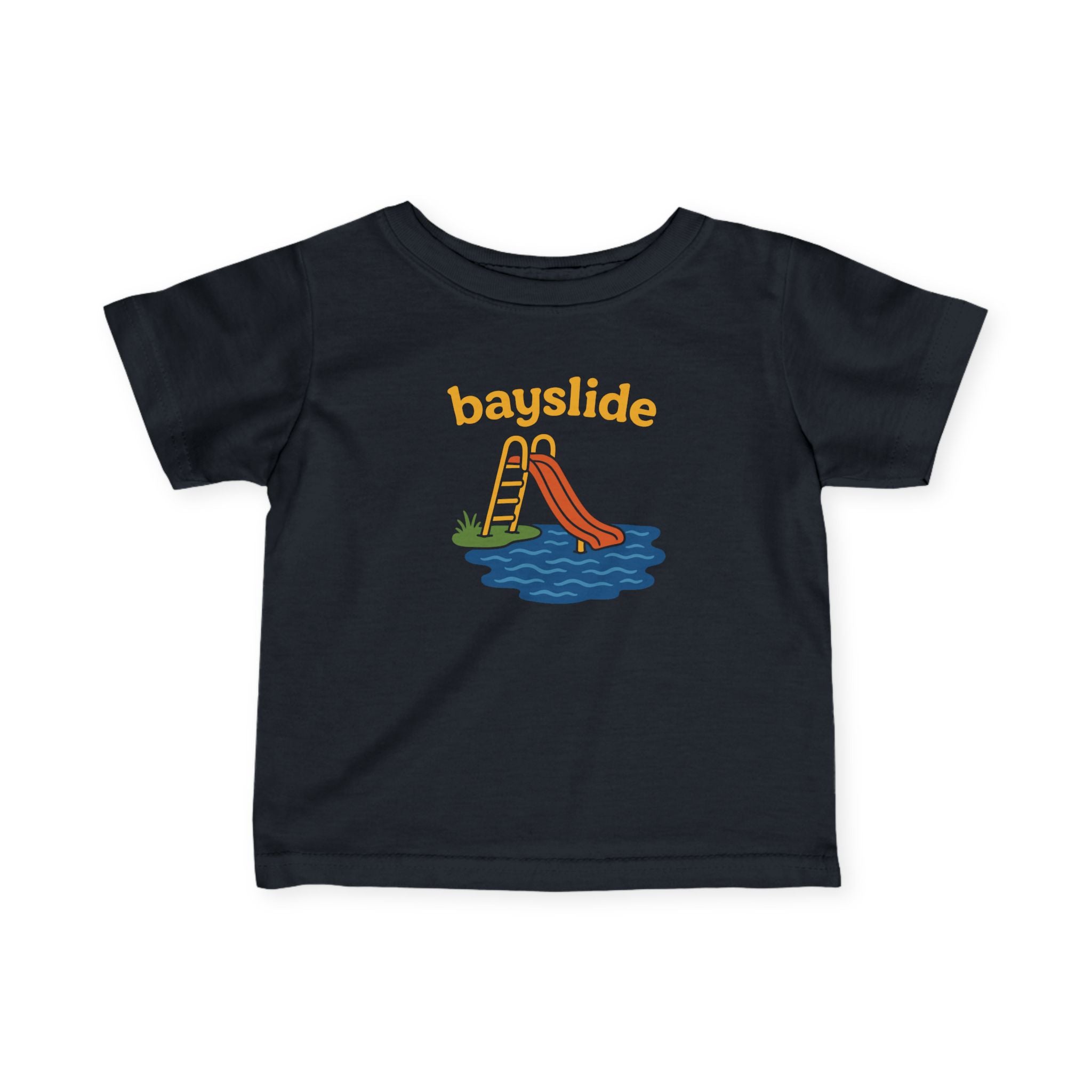 Bayslide - Infant Tee Black / 6M
