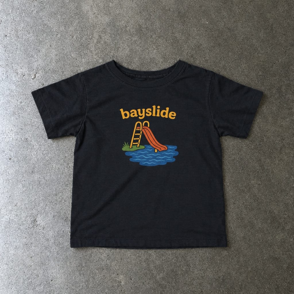 Bayslide - Infant Tee Black / 6M