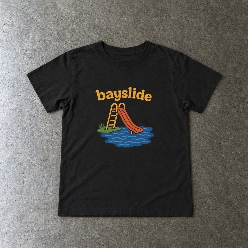 Bayslide - Toddler Tee Black / 2T