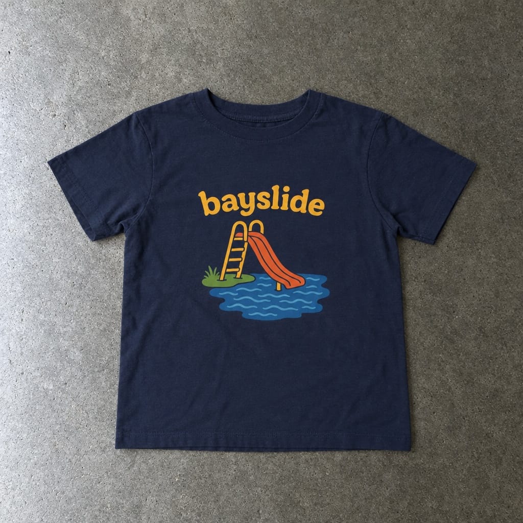 Bayslide - Toddler Tee Navy / 2T